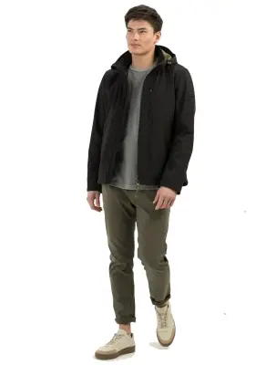 CAMEL ACTIVE PARKA SOFTCHELL Noir — photo 4