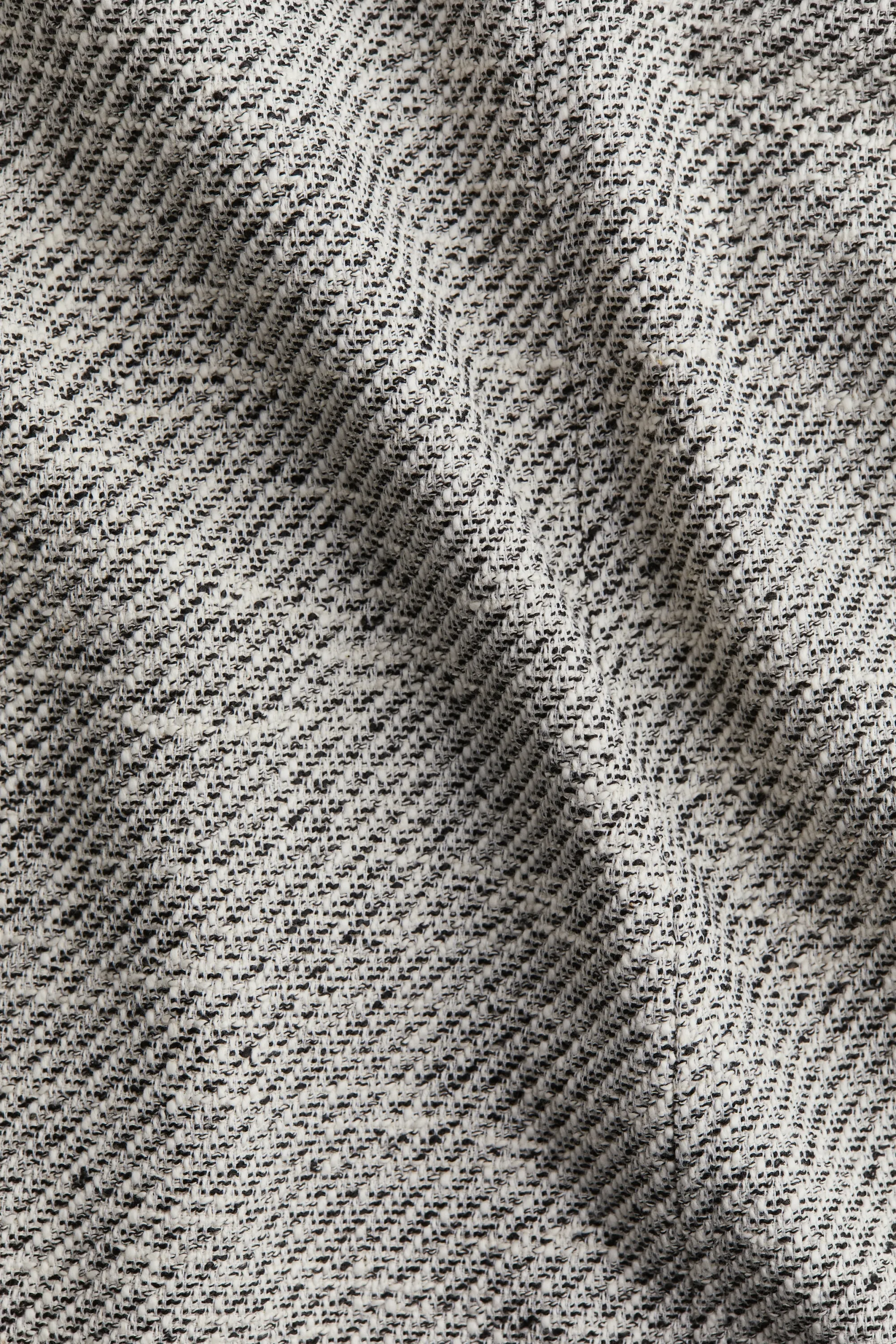 Robe en tissu texturé - Gris chiné