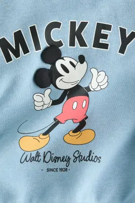 Sweat imprimé - Bleu clair/Mickey — photo 4
