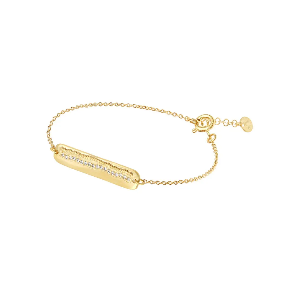 Bracelet Elvis white M - Louise Hendricks