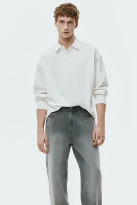 Loose Jeans - Gris denim clair — photo 1
