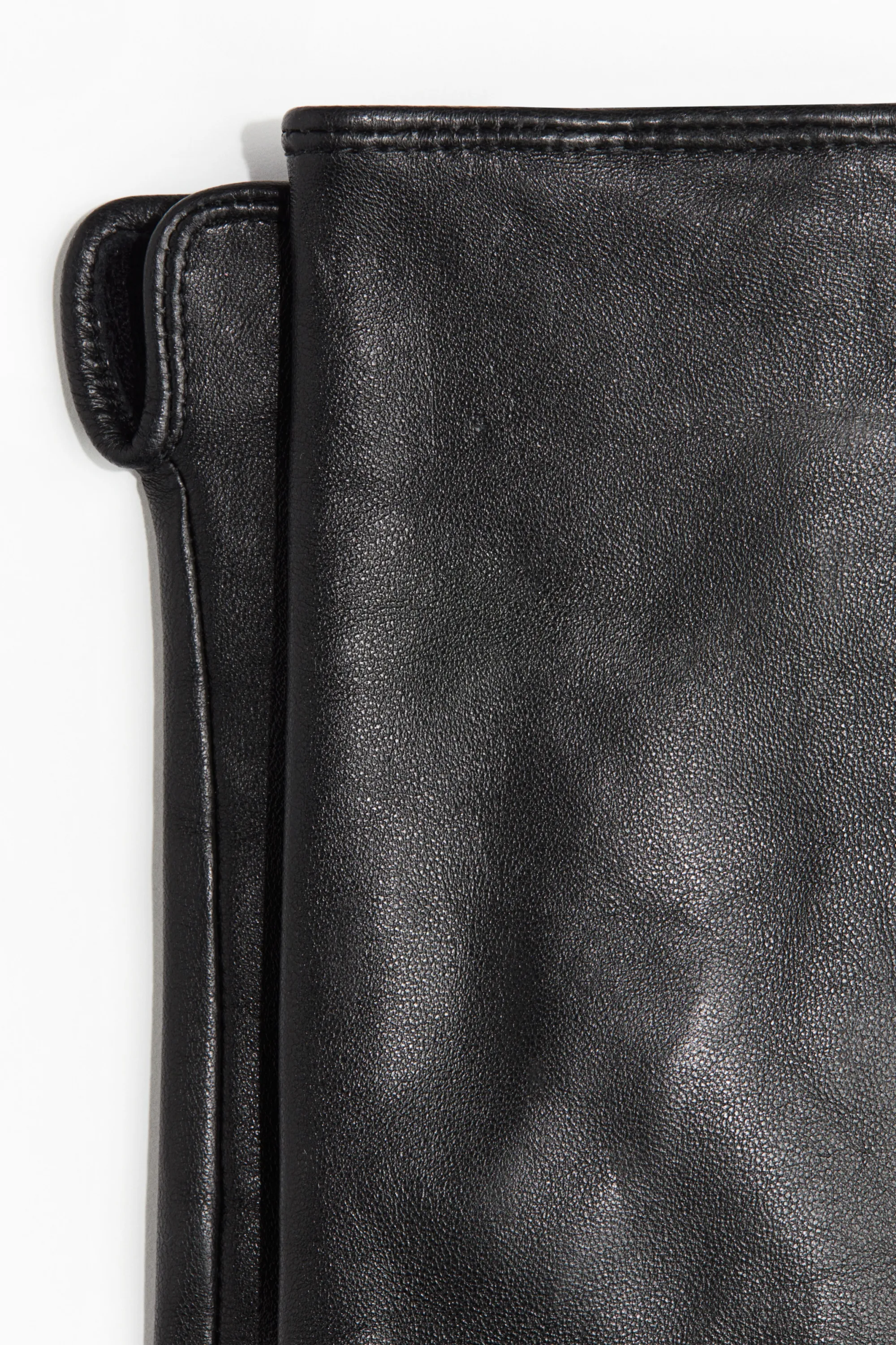 Gants en cuir - Noir