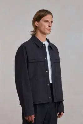 Airport Jacket - Twill Noir — photo 4