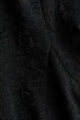 Top péplum texturé - Noir — photo 4