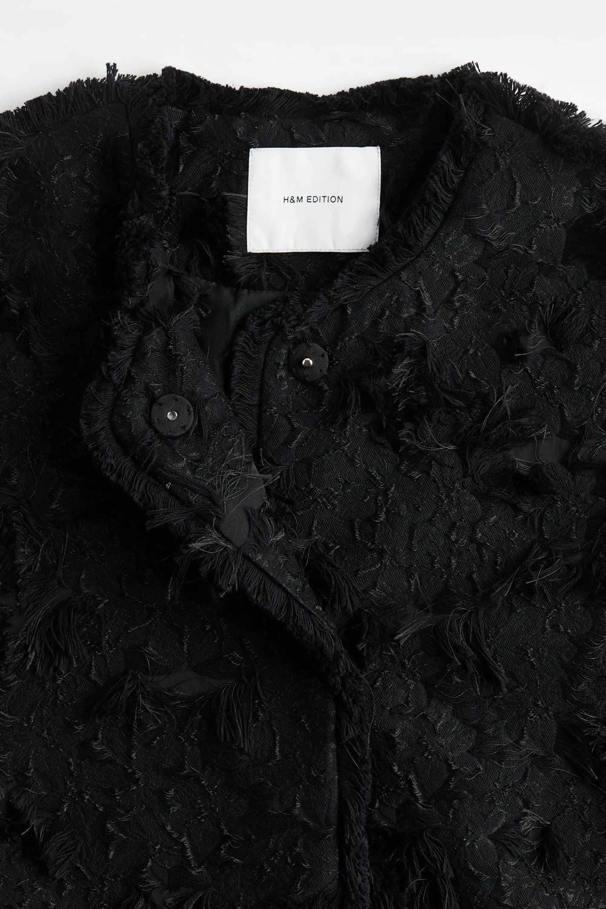 Veste en tissu jacquard - Noir