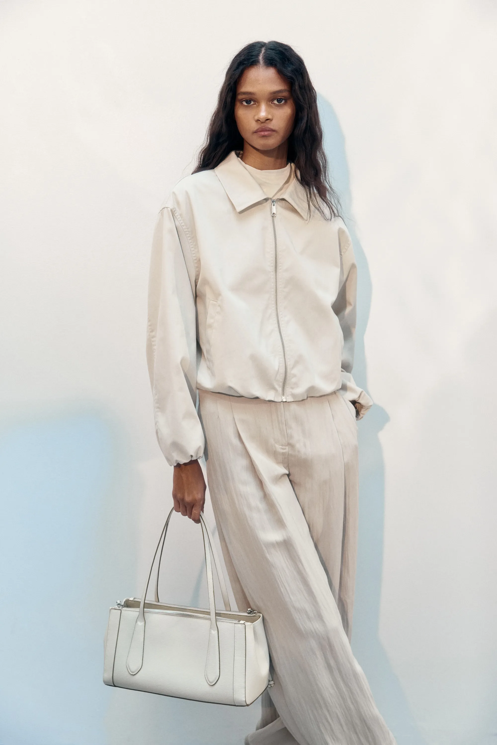Blouson jacket - Beige clair