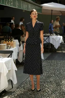 Andi Polka Dot Rayon Blouse — photo 2