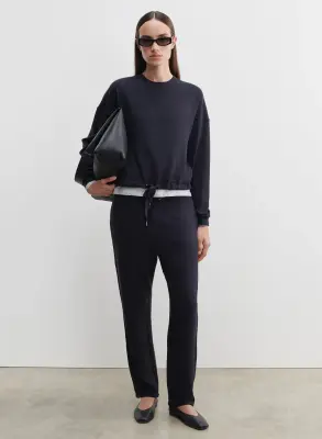 Sweat en viscose et élasthanne