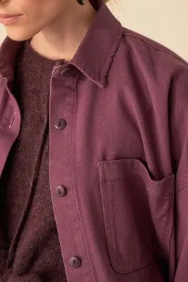 surchemise loukian violette — photo 2