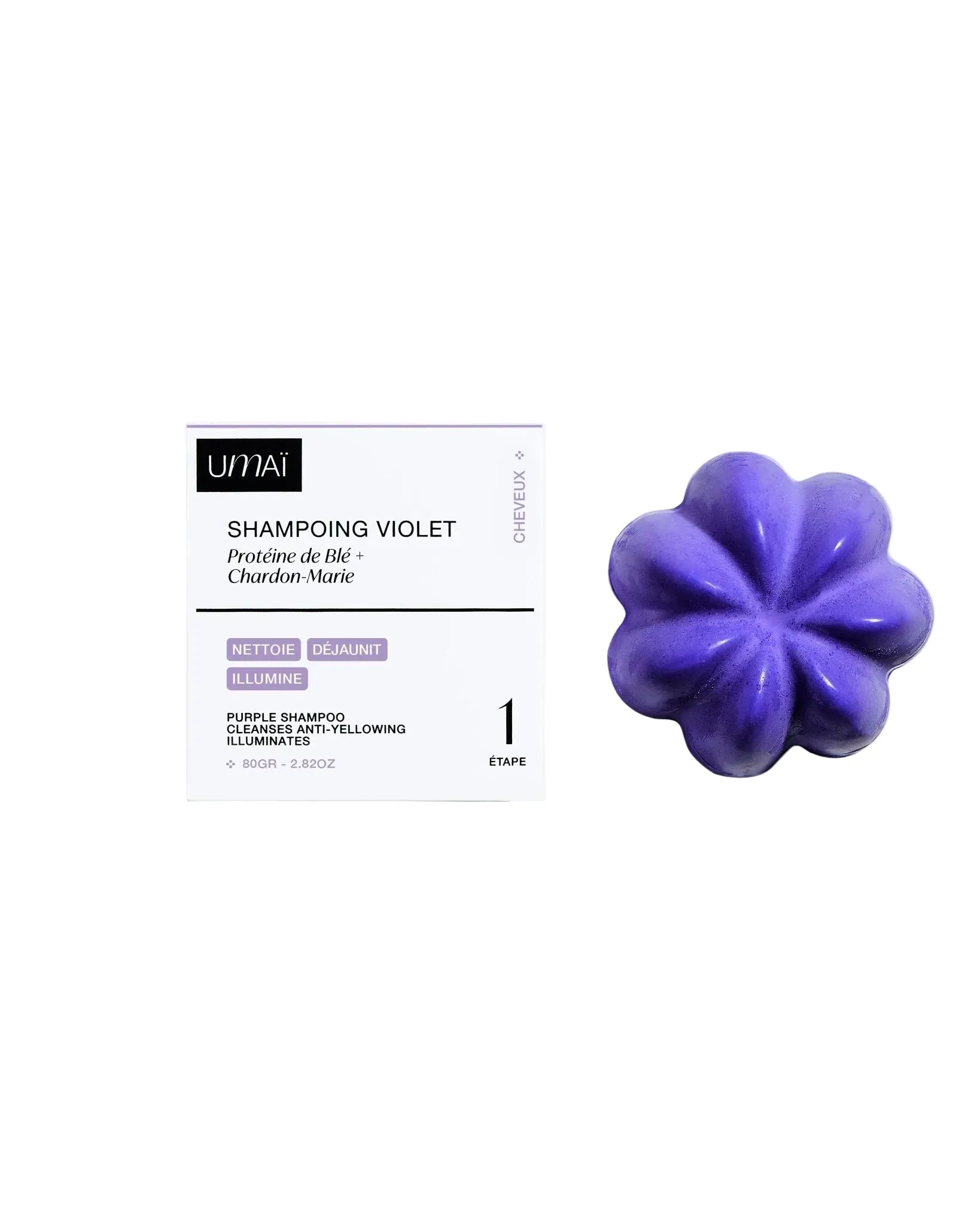 Le shampoing violet - cheveux blonds, gris, blancs ou décolorés