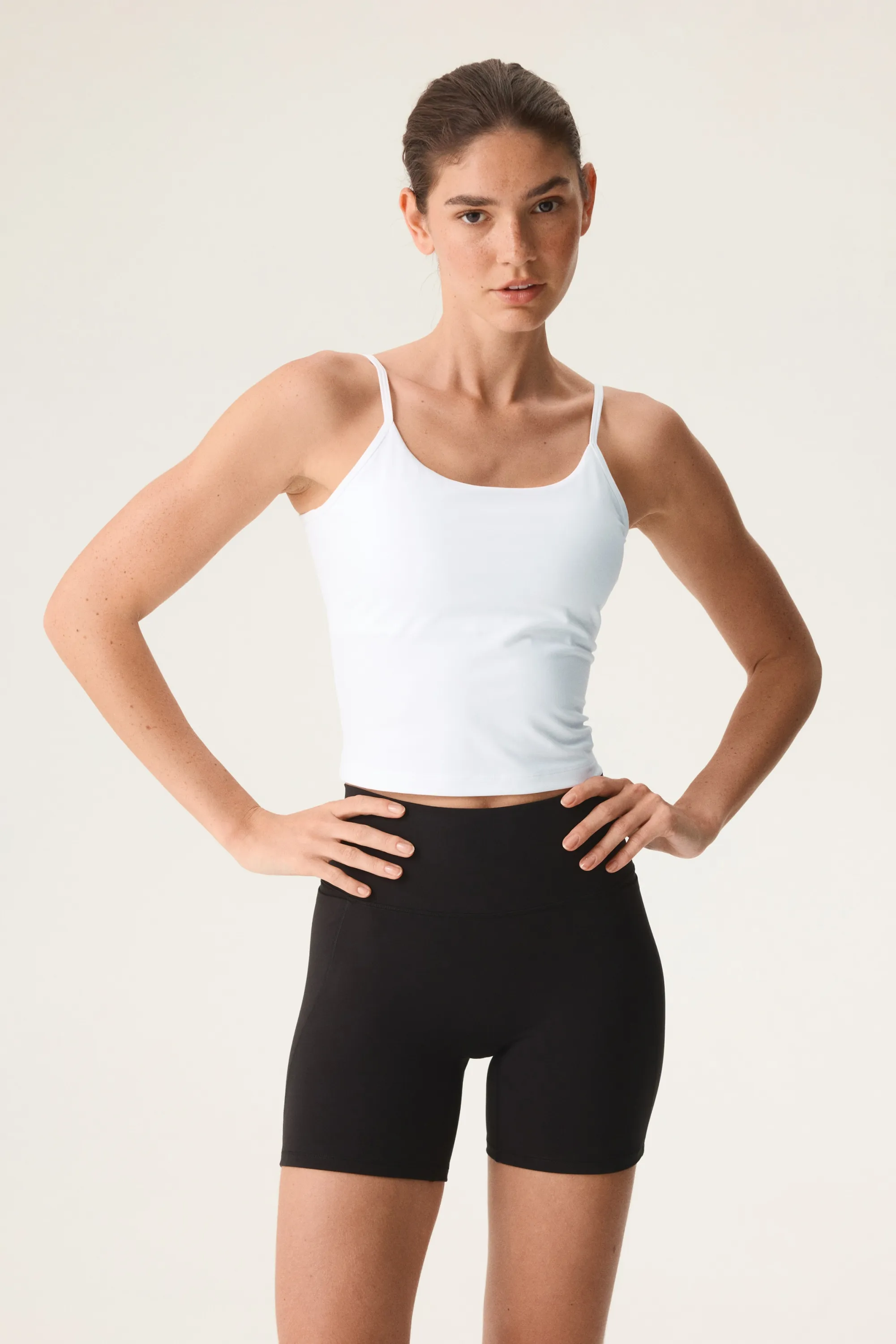Top de sport avec soutien-gorge intégré SoftMove™ - Blanc