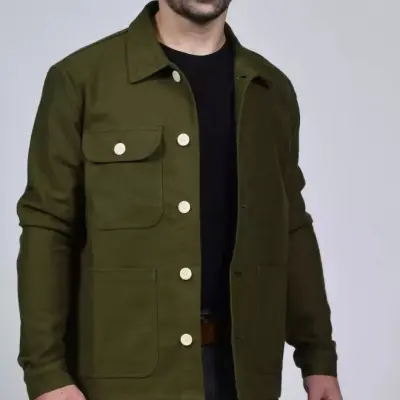 Veste Edouard vert olive — photo 1