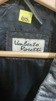 Veste en cuir Umberto Rosetti — photo 5