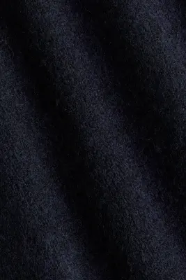 Pull en maille fine avec col - Bleu marine — photo 5