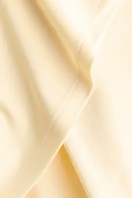 Robe bandeau à effet drapé - Jaune pâle — photo 4
