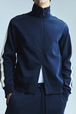 Veste de survêtement Regular Fit DryMove™ - Bleu foncé — photo 1
