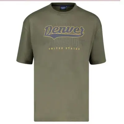 ADAMO TEE SHIRT DENVER Kaki — photo 1