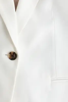 Blazer à manches courtes - Blanc — photo 5