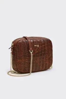 Sac César cognac embossé — photo 2