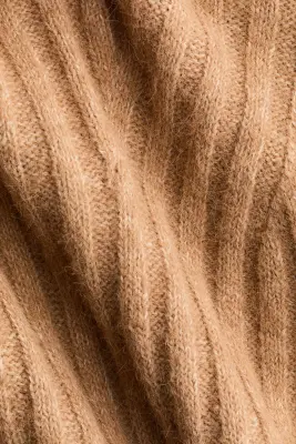 Rib-knit jumper - Beige foncé — photo 4