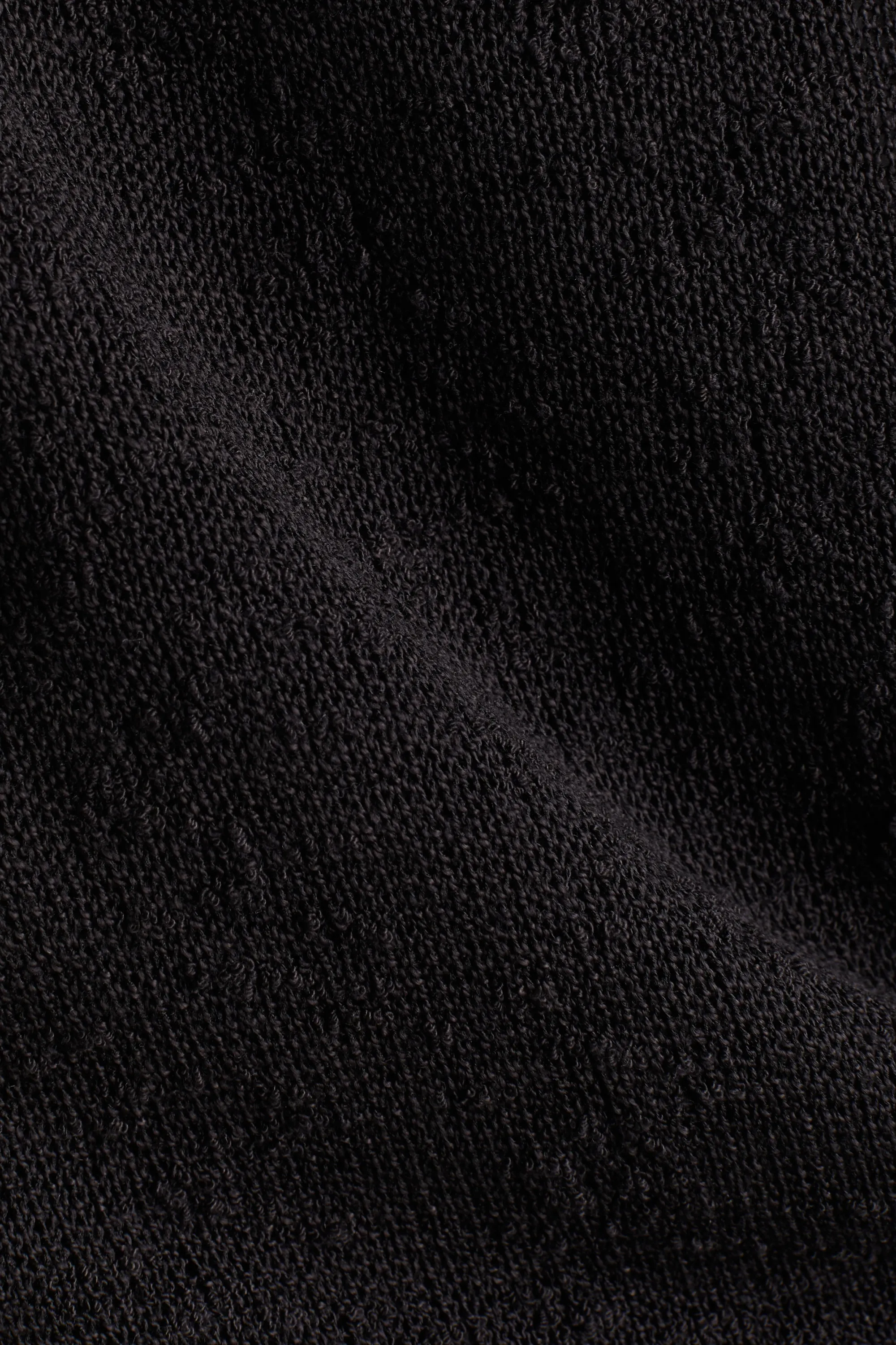 Débardeur en maille texturée - Noir