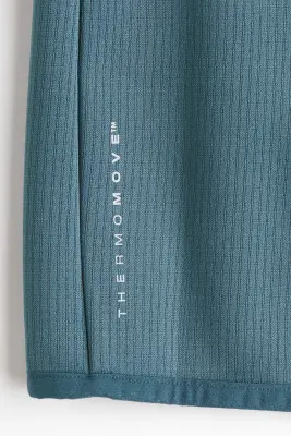 Veste de sport chaude avec capuche ThermoMove™ - Turquoise foncé — photo 3