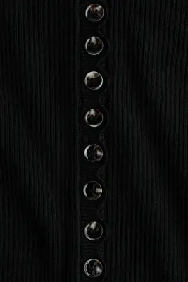 Gilet côtelé - Noir — photo 5