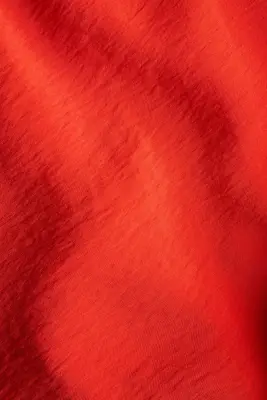 Jupe volantée en viscose mélangée - Rouge vif — photo 5