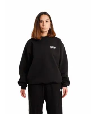 Crewneck Black STW Embroidered — photo 2