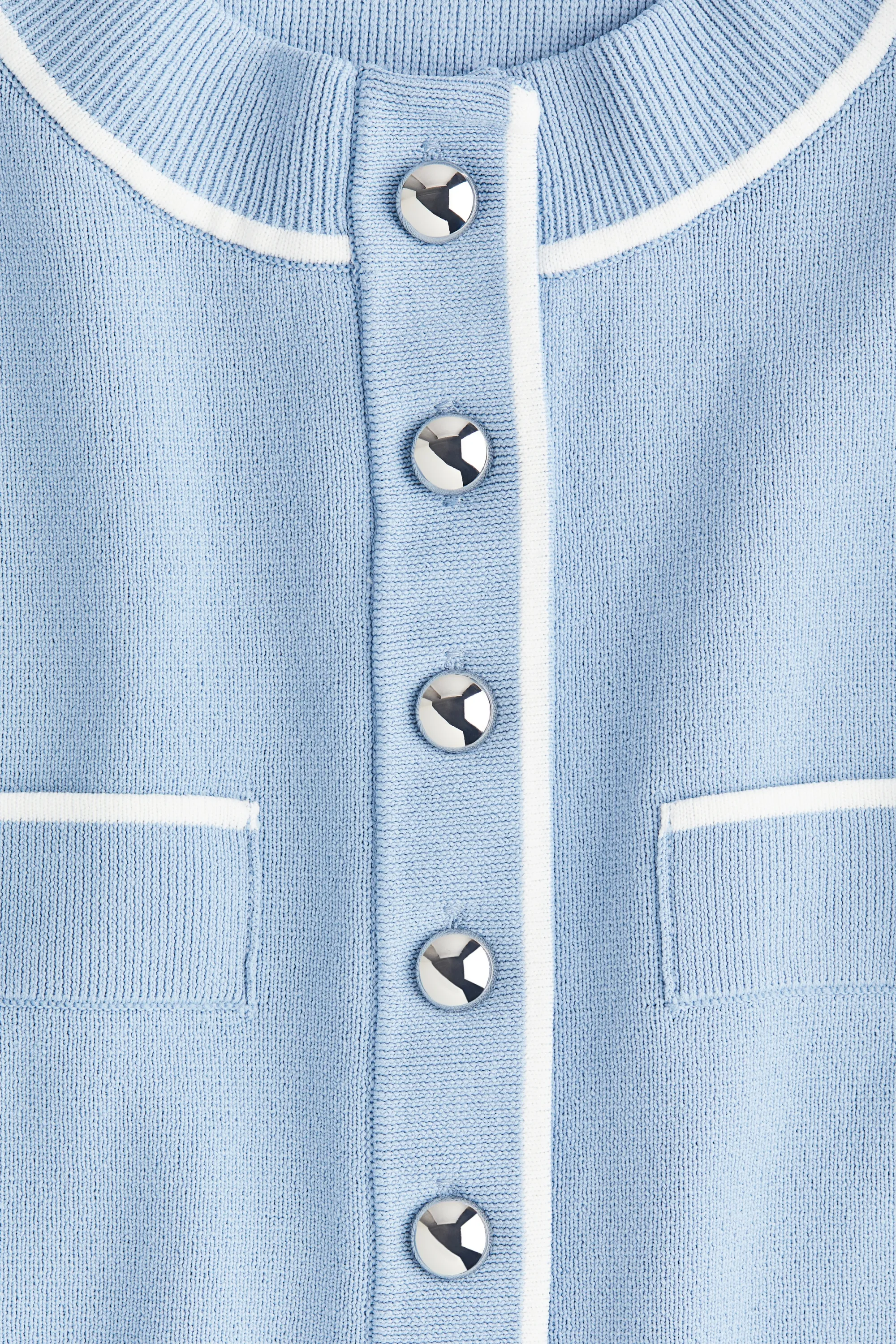 Gilet en maille dense - Bleu clair