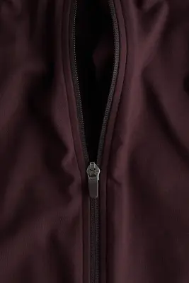 Veste de sport zippée SoftMove™ - Prune chocolat — photo 4