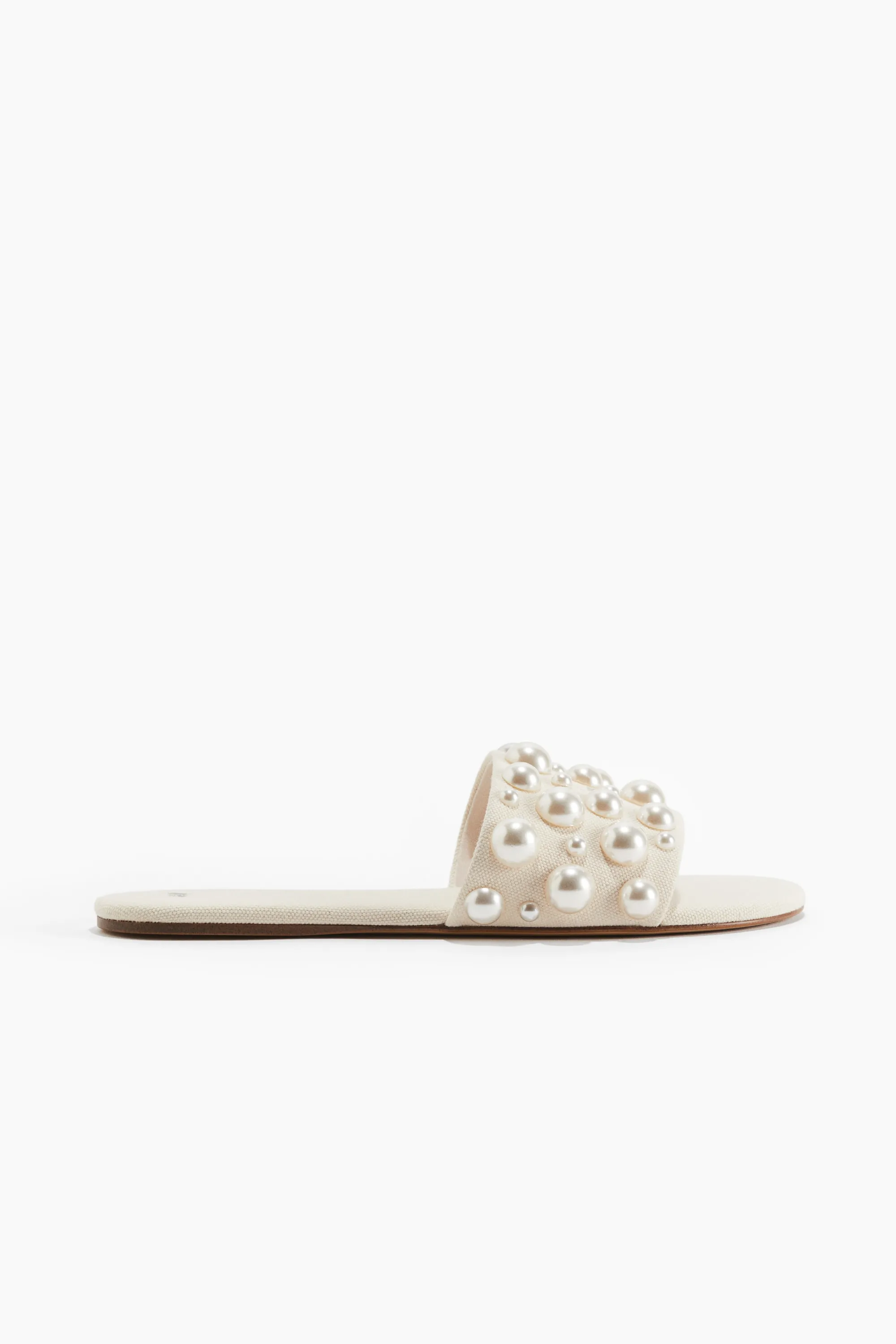 Sandales ornementées - Beige clair