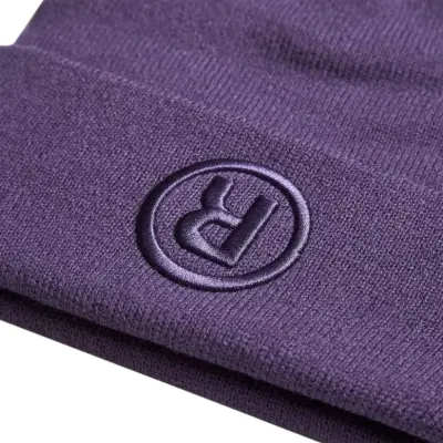 Bonnet Rave Skateboards R Logo beanie – Purple — photo 3