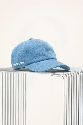 Casquette Colette denim clair Rive Droite — photo 5