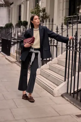 Veste Pacome bleu marine foncé — photo 4