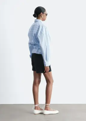 Chemise décontractée en jean - Noir — photo 5