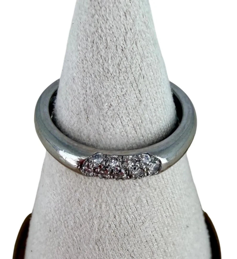 Bague blanc diamants