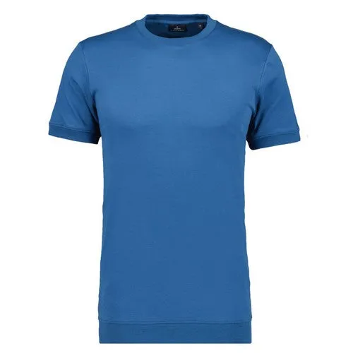 RAGMAN TEE SHIRT GRANDE LONGUEUR PIMA COTON Bleu
