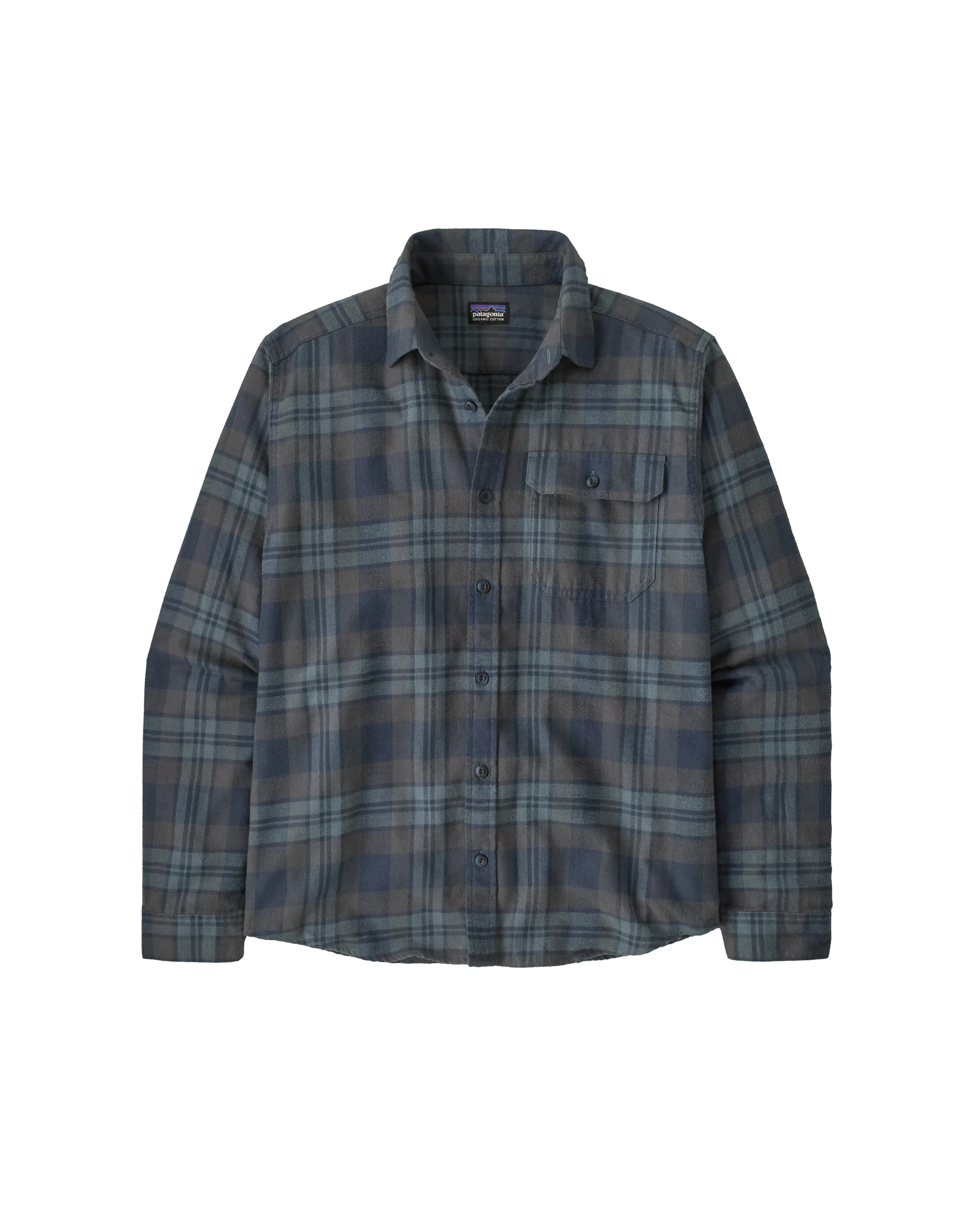 L/S Lightweight Fjord Flannel Shirt Paw Smodler Blue