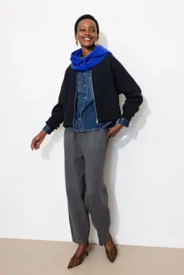 Gilet zippé col V Femme — photo 3