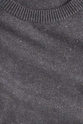 Pull en maille fine - Gris foncé — photo 4