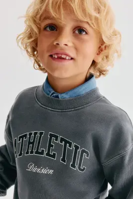 Sweat avec motif - Gris/Athletic — photo 2
