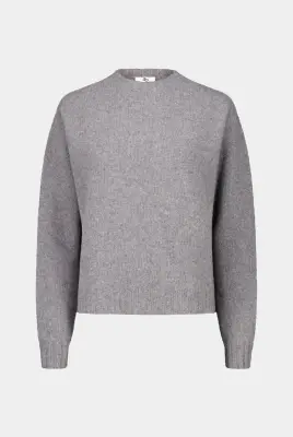PULL LAINE MÉRINOS WOOLY - GRIS — photo 4