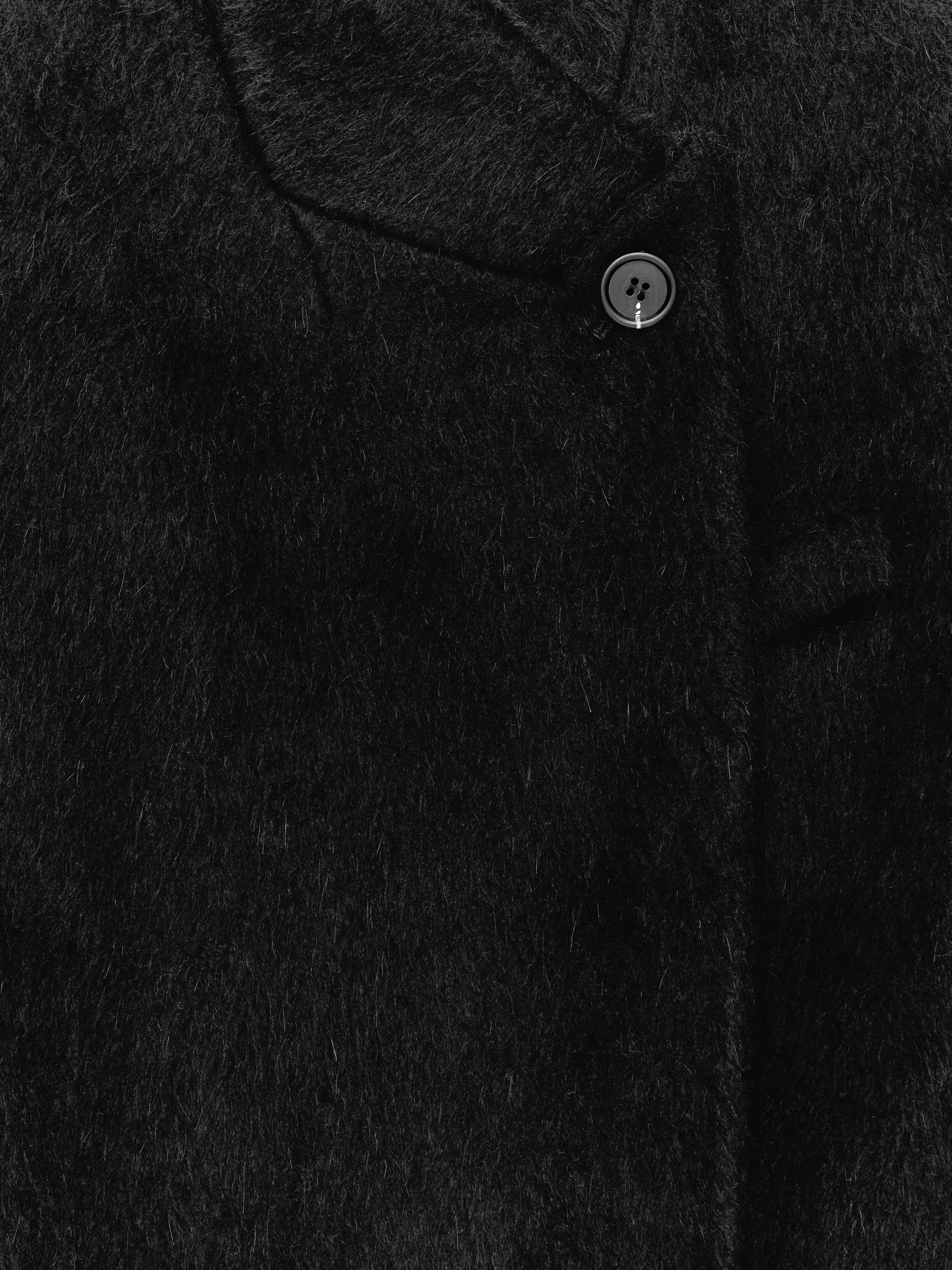 Veste en laine et alpaga - Noir