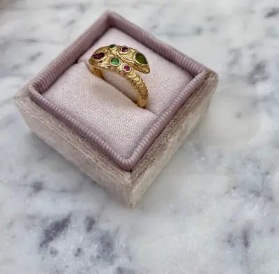 Nouveau ! ROOM SERVICE JEWELRY Bague Angitia Tourmaline — photo 3