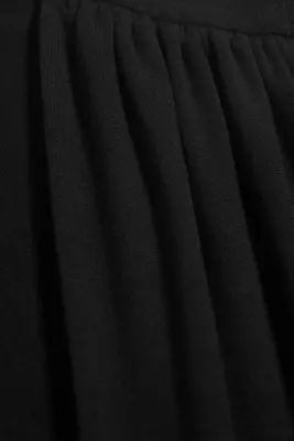Top corset en lyocell à col V - Noir — photo 4