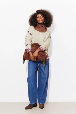 Pull court en maille Femme — photo 3