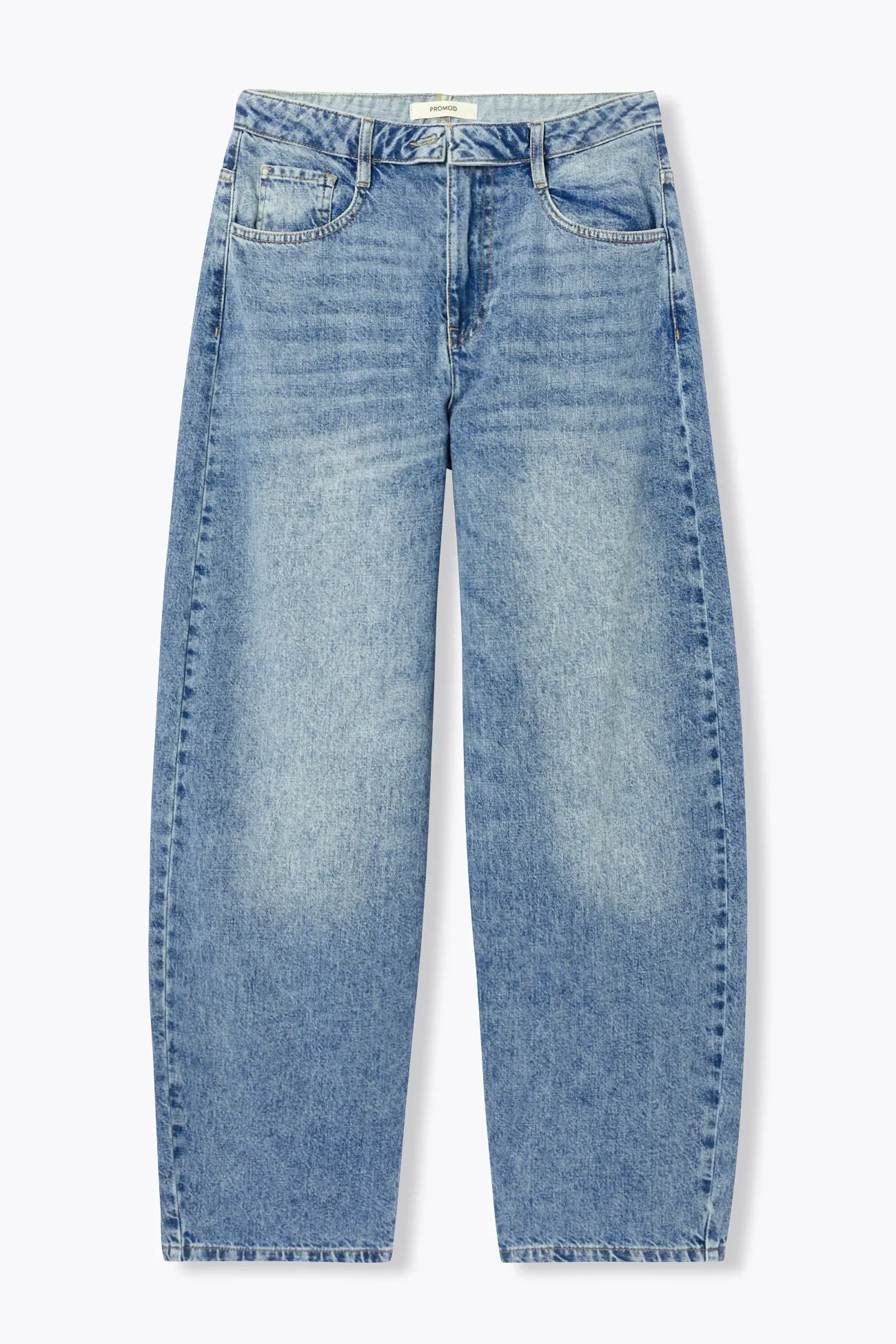 Jean balloon taille haute