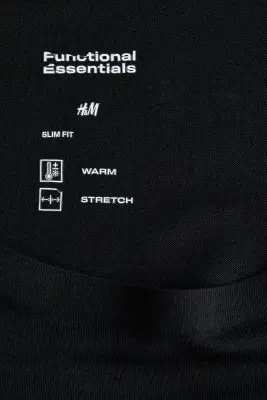 T-shirt Warming Slim Fit - Noir — photo 5