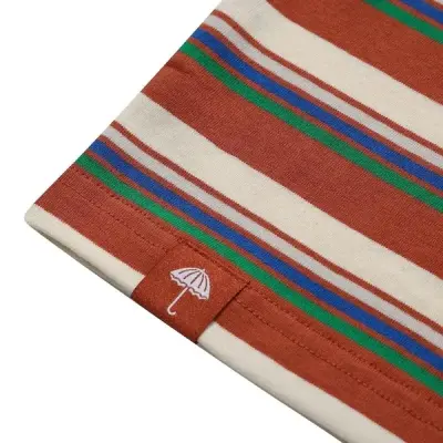 T-shirt Helas Classic stripe tee – Brown — photo 3